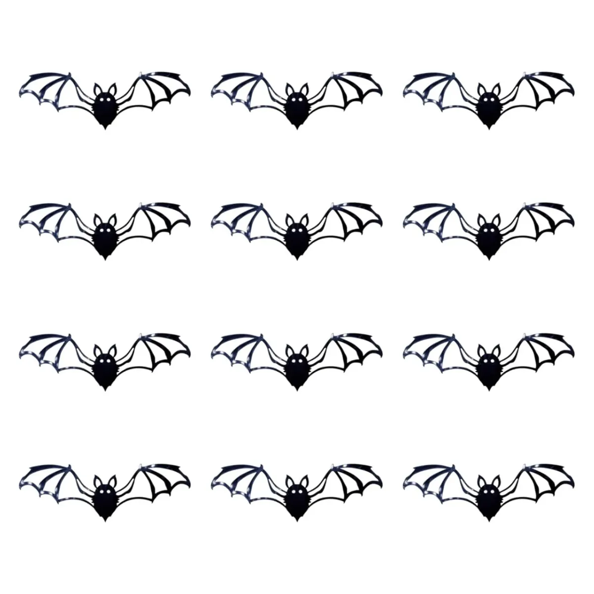 3D PVC Bat Wall Stickers (Set of 12) — image 1 of 5