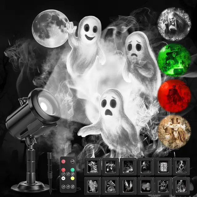 Animated Window Projector – Ghost/Zombie