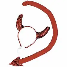 Devil Horns + Tail Set