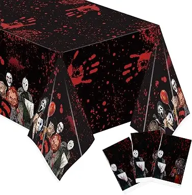 Spooky Plastic Tablecloth – 3 Pack