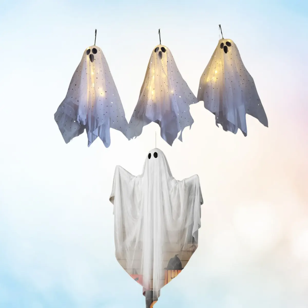 Flying Ghost Mobile – Ceiling Hang Set of 3 — image 1 of 4