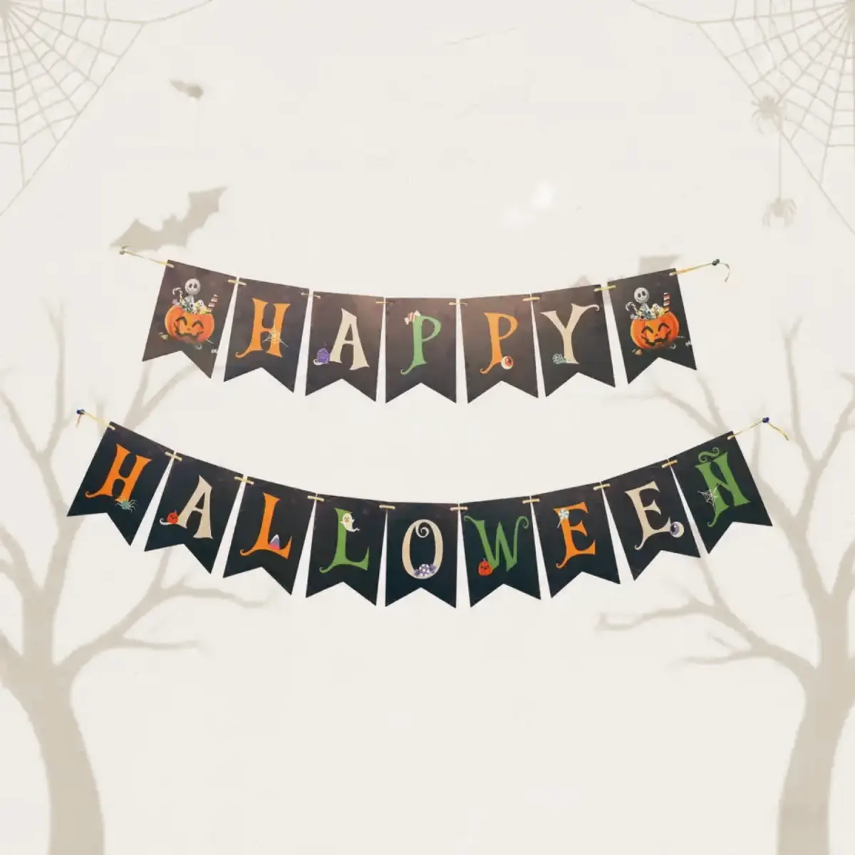 Halloween Banner – Happy Halloween Cloth — image 1 of 4