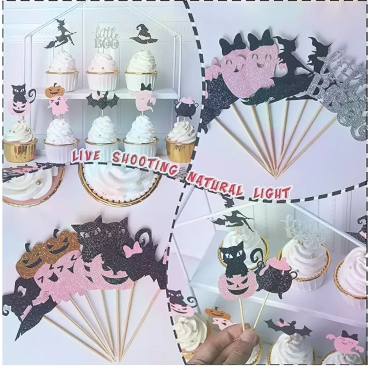 Halloween Cupcake Toppers – 24 Pack — image 1 of 4