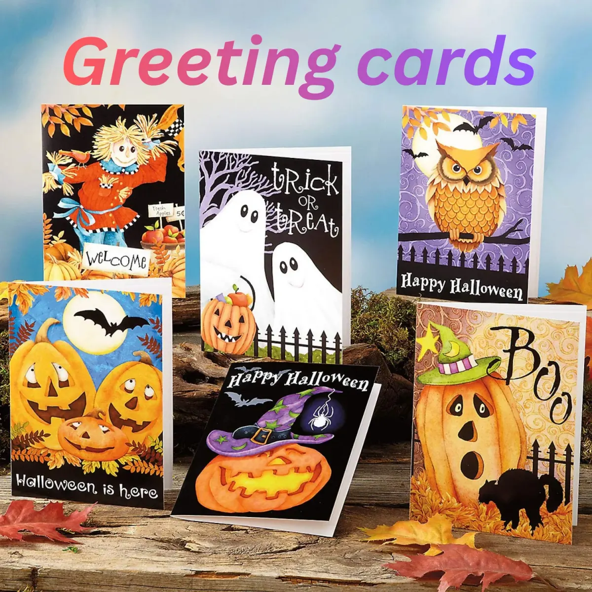 Halloween Greeting Cards – 12 Pack — image 1 of 4