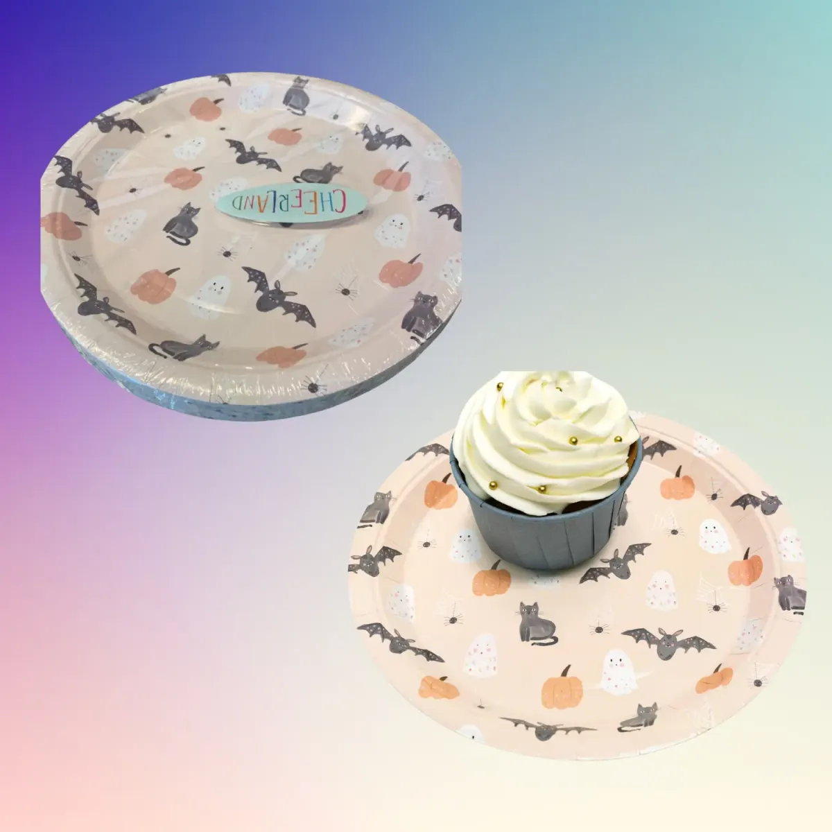 Halloween Paper Plates – 24 Pack — image 1 of 3