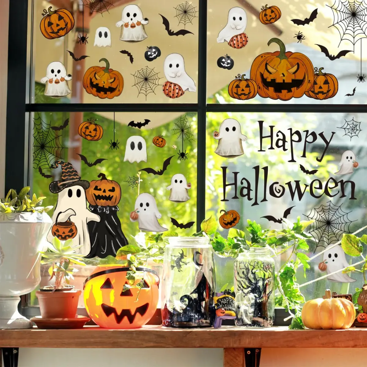 Halloween Window Clings – Set of 20 — image 1 of 4