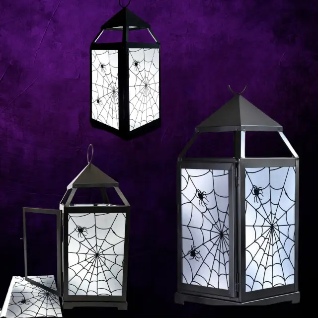 Spider Web Candle Ring Decor