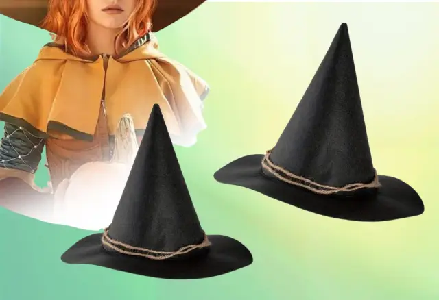 Witch Hat – Adult Black Felt